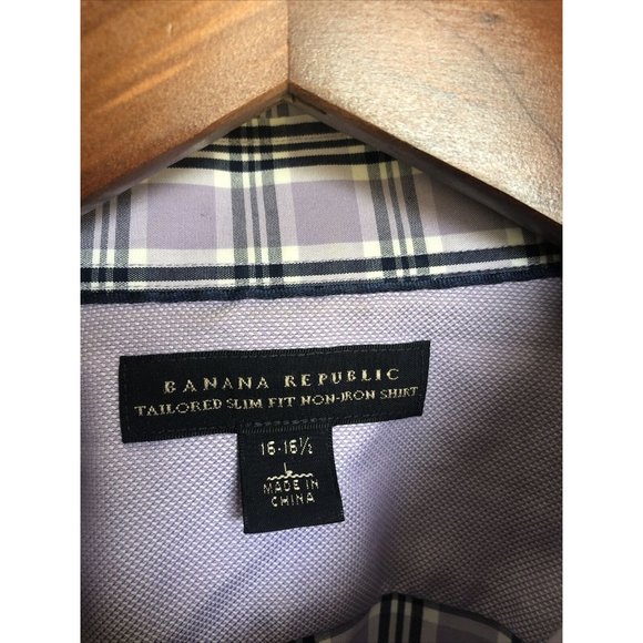 Banana Republic L Non Iron Tailored Slim fit OCBD - Picture 2 of 3